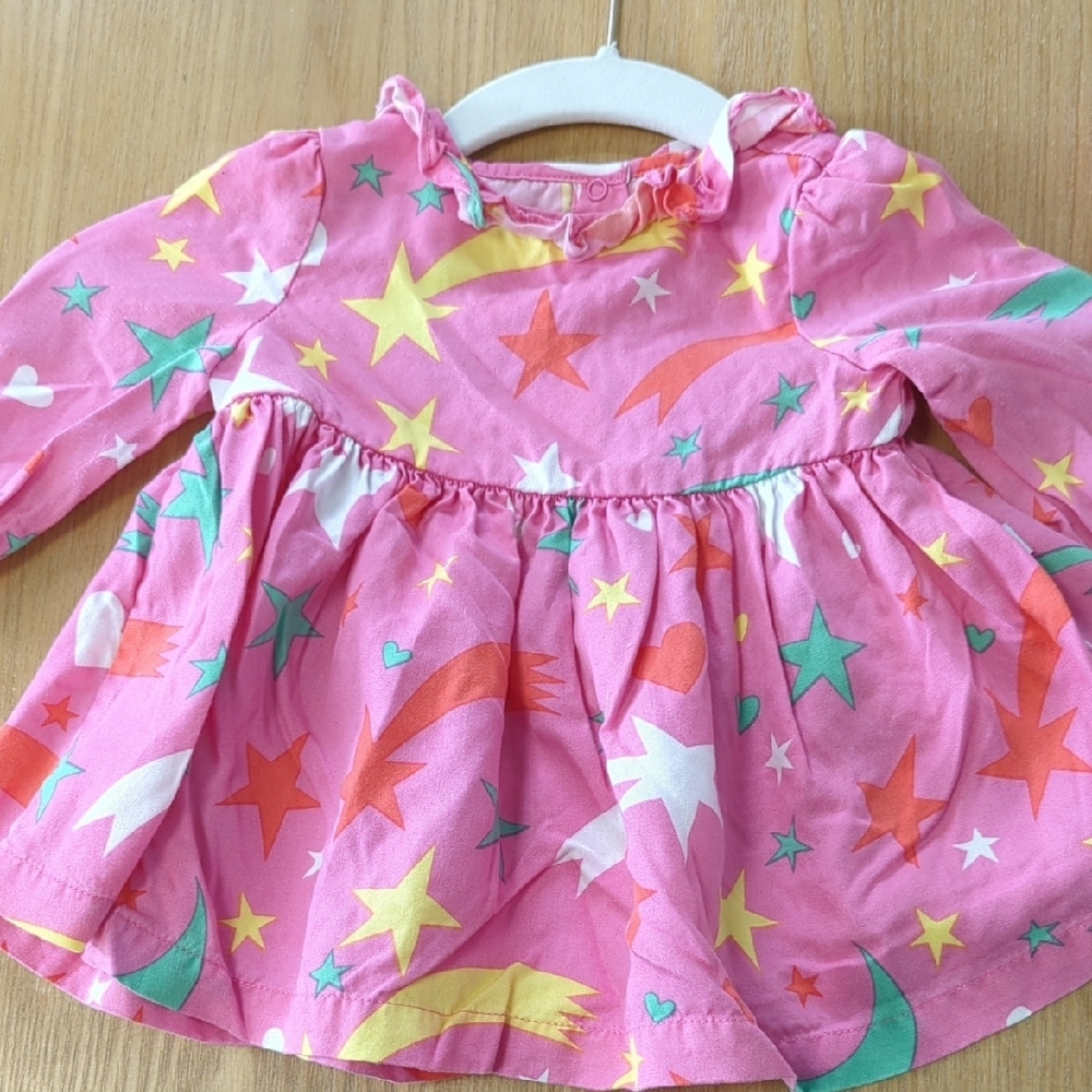 Stella McCartney Pink and Multicolor Woven Dress